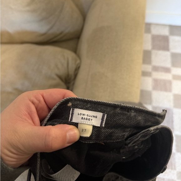 Madewell Low-Slung Baggy Jeans | Kingswood Wash | size 27 - Picture 5 of 7